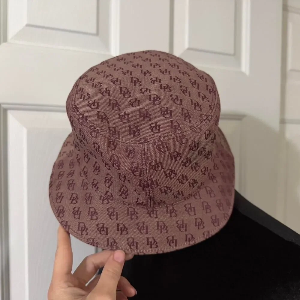 Dooney-bourke Women's Brown and Burgundy Hat